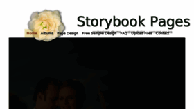 What Storybookpages.com website looked like in 2017 (6 years ago)