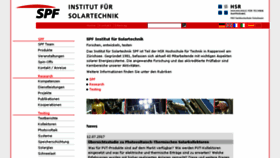 What Solarenergy.ch website looked like in 2017 (6 years ago)