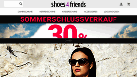 What Shoes4friends.de website looked like in 2017 (6 years ago)