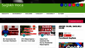 What Sagliklihoca.com website looked like in 2017 (6 years ago)