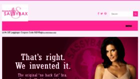 What Sassybax.com website looked like in 2017 (8 years ago)