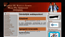 What Szinyeigimibp.hu website looked like in 2017 (6 years ago)