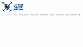 What Sandiegopolo.com website looked like in 2017 (6 years ago)