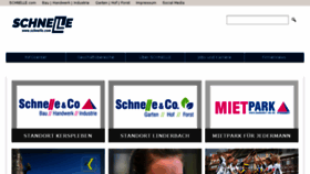 What Schnelle.com website looked like in 2017 (6 years ago)