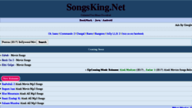 What Songsking.net website looked like in 2017 (6 years ago)
