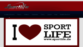 What Sportlife.de website looked like in 2017 (6 years ago)