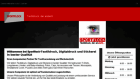 What Sportflock.de website looked like in 2017 (6 years ago)