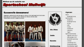 What Sportschoolmuilwijk.nl website looked like in 2017 (6 years ago)