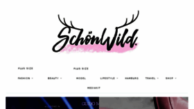 What Schoenwild.de website looked like in 2017 (6 years ago)