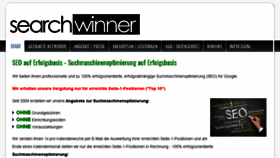What Searchwinner.de website looked like in 2017 (6 years ago)