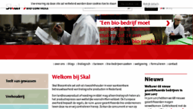 What Skal.nl website looked like in 2017 (7 years ago)