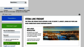 What Stenalinefreight.com website looked like in 2017 (6 years ago)