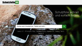 What Schutzfolie99.de website looked like in 2017 (6 years ago)