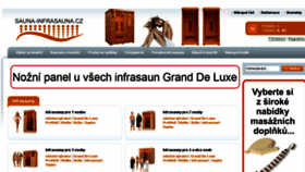 What Sauna-infrasauna.cz website looked like in 2017 (6 years ago)