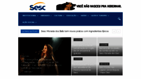 What Sesc.ms website looked like in 2017 (6 years ago)