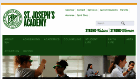 What Stjosephacademy.org website looked like in 2017 (6 years ago)