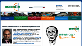 What Stadtverwaltung-bornheim.de website looked like in 2017 (6 years ago)
