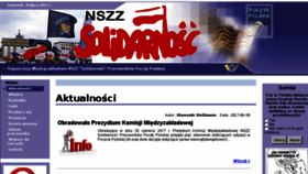 What Solidarnosc-poczta.pl website looked like in 2017 (6 years ago)
