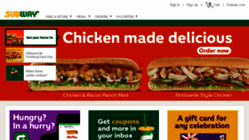 What Subwaycatering.com website looked like in 2017 (6 years ago)