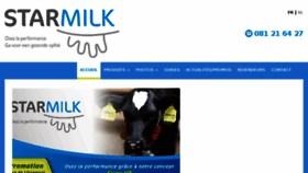 What Starmilk.be website looked like in 2017 (8 years ago)