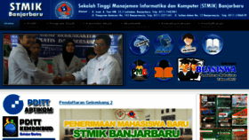 What Stmik-banjarbaru.ac.id website looked like in 2017 (6 years ago)