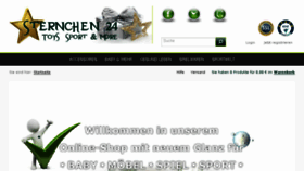 What Sternchen24.com website looked like in 2017 (6 years ago)