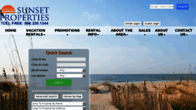 What Sunsetbeachnc.com website looked like in 2017 (6 years ago)