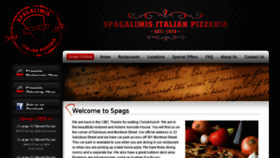 What Spagalimis.co.nz website looked like in 2017 (6 years ago)