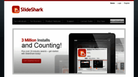 What Slideshark.com website looked like in 2017 (6 years ago)