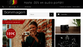 What Sonimagen.es website looked like in 2017 (6 years ago)