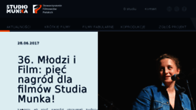 What Studiomunka.pl website looked like in 2017 (6 years ago)