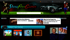 What Showfreegames.com website looked like in 2017 (6 years ago)