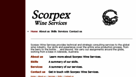 What Scorpex.net website looked like in 2017 (6 years ago)