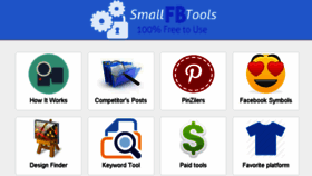 What Smallfbtools.com website looked like in 2017 (6 years ago)