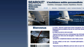 What Searout.fr website looked like in 2017 (6 years ago)