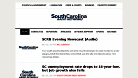 What Southcarolinaradionetwork.com website looked like in 2017 (6 years ago)