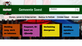 What Soest.nl website looked like in 2017 (6 years ago)