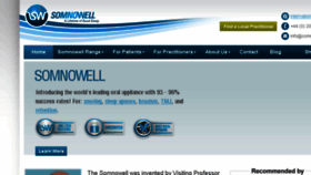 What Somnowell.com website looked like in 2017 (6 years ago)