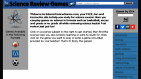 What Sciencereviewgames.com website looked like in 2017 (6 years ago)