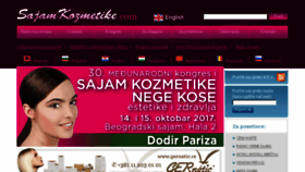 What Sajamkozmetike.com website looked like in 2017 (6 years ago)