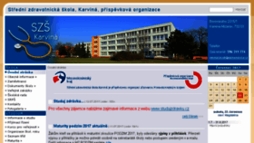 What Sszdra-karvina.cz website looked like in 2017 (6 years ago)