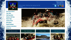 What Santaferafting.com website looked like in 2017 (8 years ago)