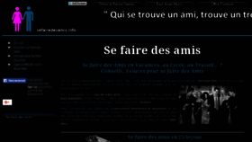 What Sefairedesamis.fr website looked like in 2017 (6 years ago)