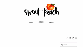 What Sweetpeachblog.com website looked like in 2017 (6 years ago)