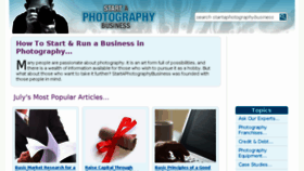 What Startaphotographybusiness.co.uk website looked like in 2017 (6 years ago)