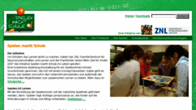 What Spielen-macht-schule.de website looked like in 2017 (6 years ago)