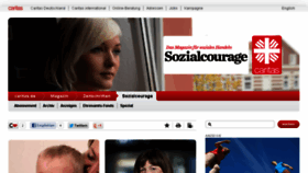 What Sozialcourage.de website looked like in 2017 (6 years ago)