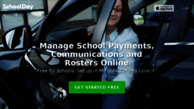 What Schoolday.com website looked like in 2017 (6 years ago)