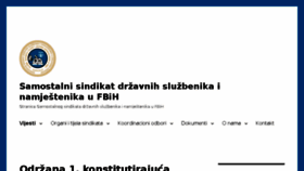 What Sufbih.ba website looked like in 2017 (6 years ago)