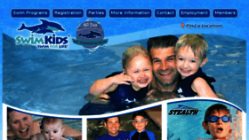 What Swimkids.us website looked like in 2017 (6 years ago)